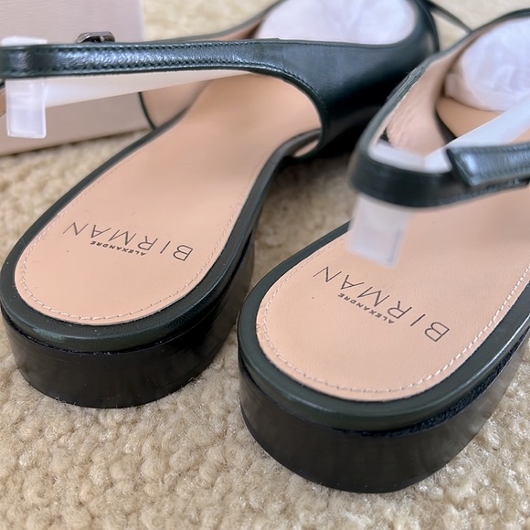 🎊HP🎊NWT ALEXANDRE BIRMAN Fina Leather Slingbacks Flat 38/8 Green MSRP $550 - Picture 13 of 16